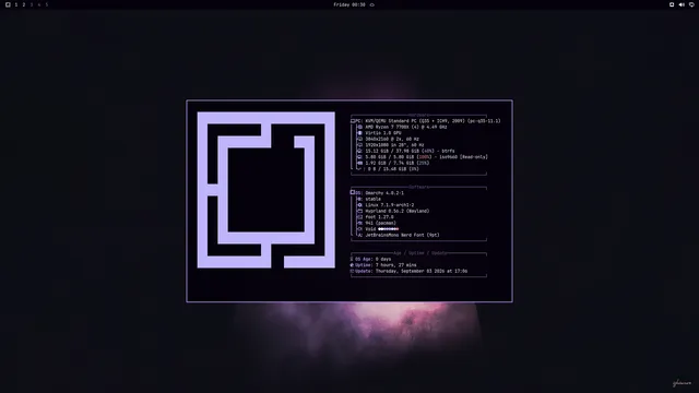 About window