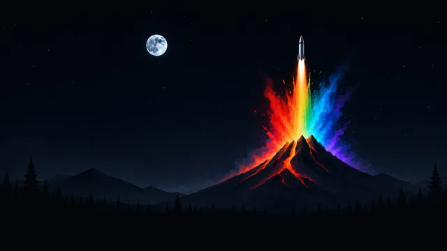 Vulkanite wallpaper: vulkanite blastoff