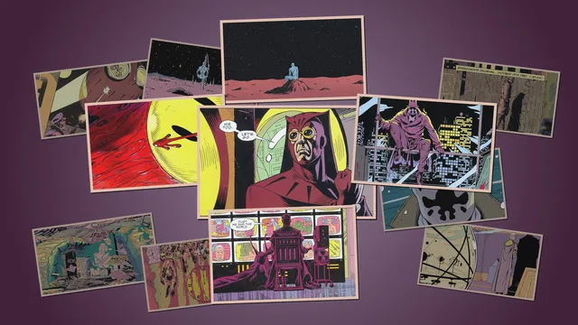 Watchmen wallpaper: panel pyramid