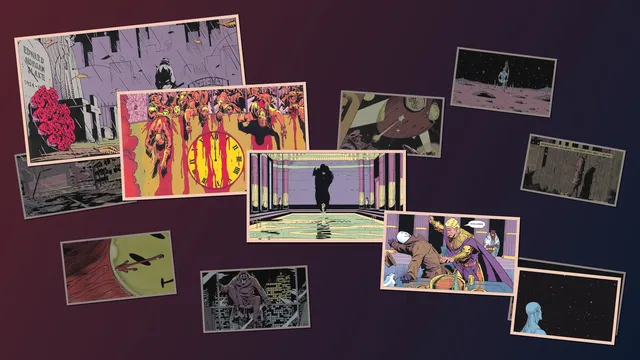 Watchmen wallpaper: panel cascade
