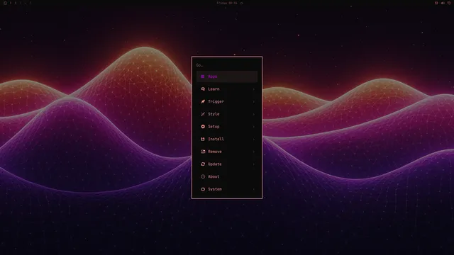 Omarchy menu