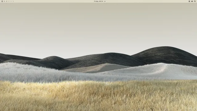 Empty desktop