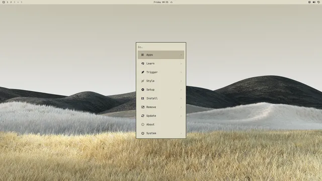 Omarchy menu