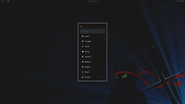 Omarchy menu