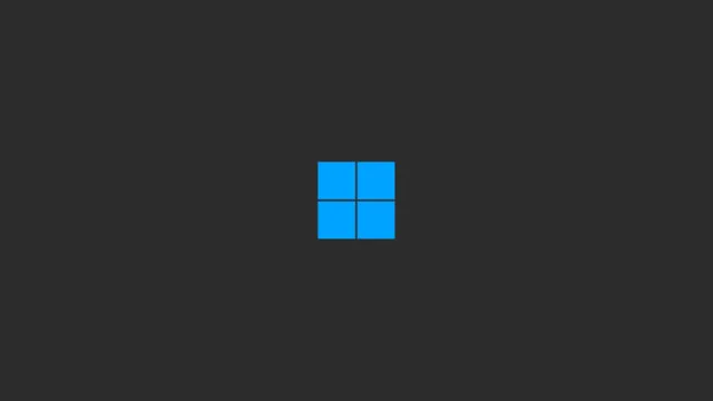 Windows Dark Mode wallpaper: minimal core