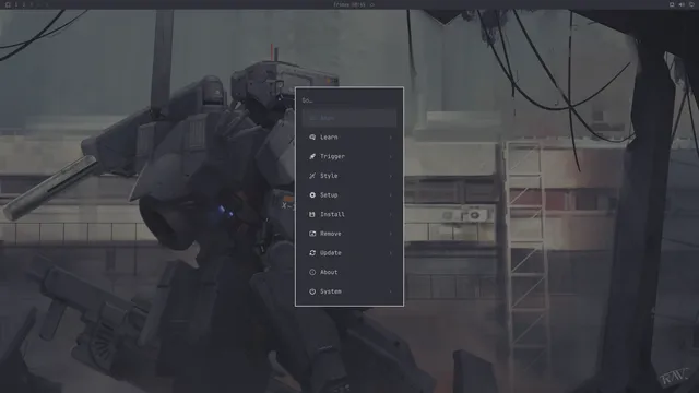 Omarchy menu